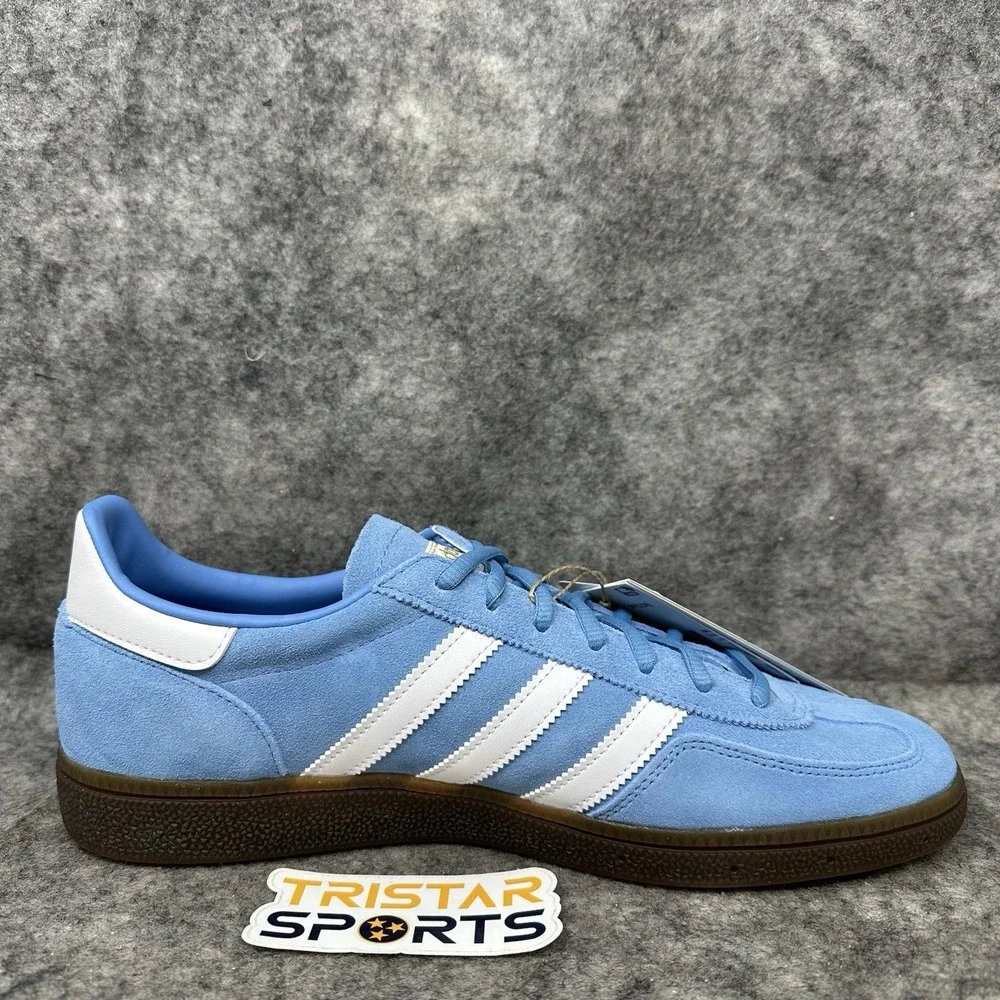 Adidas Originals Handball Spezial Shoes Mens Size 10.5 Light Blue Suede BD7632